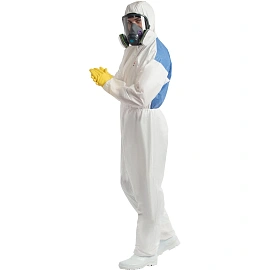 Комбинезон огр. срока использ. с капюшоном Комус Проф МС55 р. XXXL