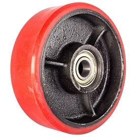 Колесо для тележки рулевое TOR 160х50 мм с подшипником до 750 кг (1001403)