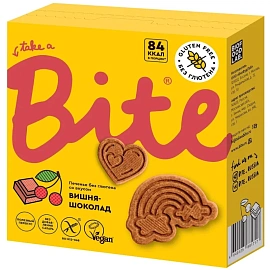 Печенье Bite вишня-шоколад 115 г