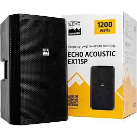 Акустическая система Echo Acoustic EX112P чёрная с подсветкой (A165312)