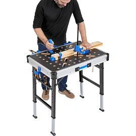 Верстак слесарный Стелла-техник ST-058 (чёрный, 845х598х885 мм)