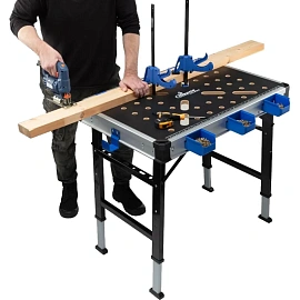 Верстак слесарный Стелла-техник ST-058 (чёрный, 845х598х885 мм)