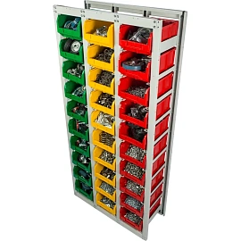 Стеллаж металлический с направляющими Стелла-техник CP-3 (795х350х1700 мм)