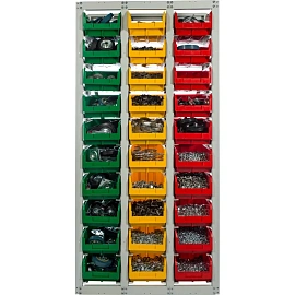 Стеллаж металлический с направляющими Стелла-техник CP-3 (795х350х1700 мм)