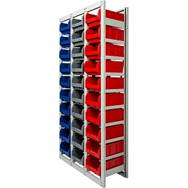 Стеллаж металлический с направляющими Стелла-техник CP-3 (795х350х1700 мм)