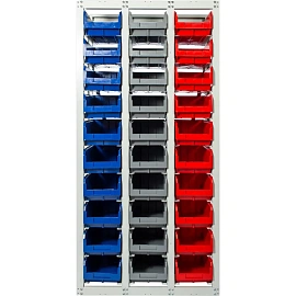 Стеллаж металлический с направляющими Стелла-техник CP-3 (795х350х1700 мм)