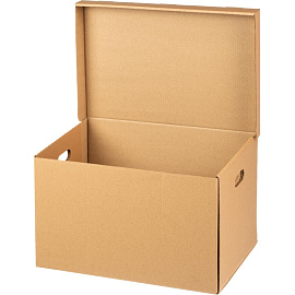 Короб архивный 480x325x295 мм Т-26 Attache Делопроизводство из гофрокартона