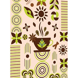 Пакет подарочный ламинированный Хорошо Доброе утро! (22.7x18x10 см)