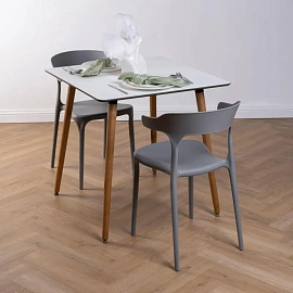 Стул обеденный Enova серый (пластик)