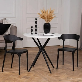 Стул обеденный Enova чёрный (пластик)