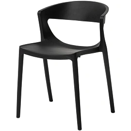 Стул обеденный Evok чёрный (пластик)