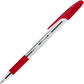 Ручка шариковая неавтоматическая Стамм Орбита красная (толщина линии 0.5 мм)