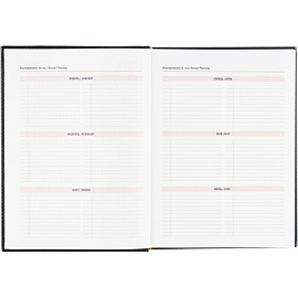 Ежедневник датированный 2026 АТТАСНЕ А4, 176л, 200х270мм, Каньон, синий