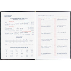 Ежедневник датированный 2026 АТТАСНЕ А4, 176л, 200х270мм, Каньон, синий