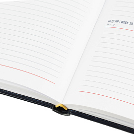 Ежедневник датированный 2026 АТТАСНЕ А4, 176л, 200х270мм, Каньон, синий