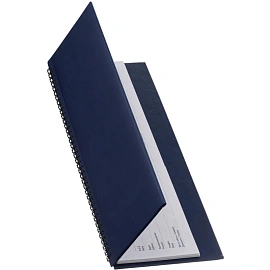 Планинг датированный 2026 год Attache Сиам искусственная кожа 340х130 мм 57 листов синий