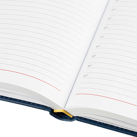 Ежедневник датированный 2026 Attache А5, 180л, 143х210мм, Сиам, синий