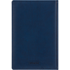 Ежедневник датированный 2026 Attache А5, 180л, 143х210мм, Сиам, синий