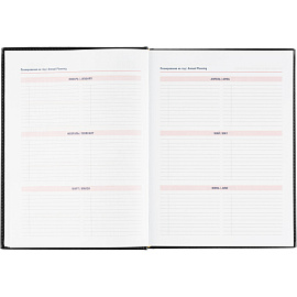 Ежедневник датированный 2026 год Attache Каньон искусственная кожа А4 176 листов чёрный