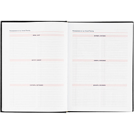 Ежедневник датированный 2026 год Attache Каньон искусственная кожа А4 176 листов чёрный