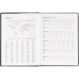 Ежедневник датированный 2026 год Attache Каньон искусственная кожа А4 176 листов чёрный