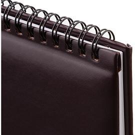 Планинг датированный 2026 год Attache Каньон искусственная кожа 405х145 мм 57 листов бордовый