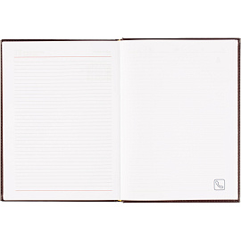 Ежедневник датированный 2026 АТТАСНЕ А4, 176л, 200х270мм, Каньон бордовый