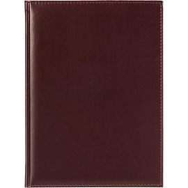 Ежедневник датированный 2026 АТТАСНЕ А4, 176л, 200х270мм, Каньон бордовый