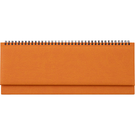 Планинг датированный 2026 год Attache Сиам искусственная кожа 340х130 мм 57 листов оранжевый