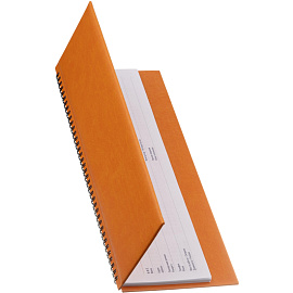 Планинг датированный 2026 год Attache Сиам искусственная кожа 340х130 мм 57 листов оранжевый