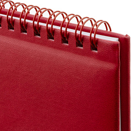 Планинг датированный 2026 год Attache Сиам искусственная кожа 340х130 мм 55 листов красный