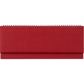 Планинг датированный 2026 год Attache Сиам искусственная кожа 340х130 мм 55 листов красный