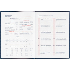 Ежедневник датированный 2026 год Attache Сиам искусственная кожа А4 176 листов синий