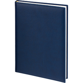 Ежедневник датированный 2026 год Attache Сиам искусственная кожа А4 176 листов синий