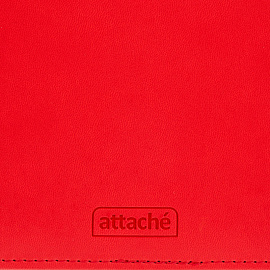 Ежедневник датированный 2026 АТТАСНЕ А4, 176л, 200х270мм, Сиам красный