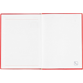 Ежедневник датированный 2026 АТТАСНЕ А4, 176л, 200х270мм, Сиам красный