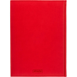 Ежедневник датированный 2026 АТТАСНЕ А4, 176л, 200х270мм, Сиам красный