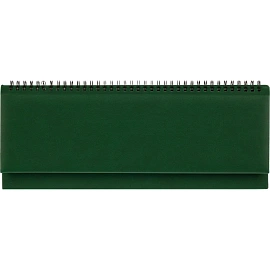 Планинг датированный 2026 год Attache Сиам искусственная кожа 340х130 мм 55 листов зелёный