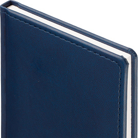 Еженедельник датированный 2026 год Attache Сиам искусственная кожа А7 64 листов синий