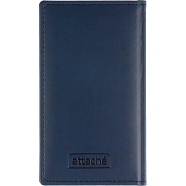 Еженедельник датированный 2026 год Attache Сиам искусственная кожа А7 64 листов синий