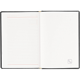 Ежедневник датированный 2026 год Attache Каньон искусственная кожа А5 180 листов чёрный