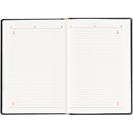 Ежедневник датированный 2026 год Attache Каньон искусственная кожа А5 180 листов чёрный