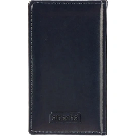 Еженедельник датированный 2026 АТТАСНЕ 64л, 90х160мм, карм.верт, Каньон син