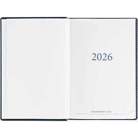 Ежедневник датированный 2026, синий, А5, 148x218 мм, 352 стр,АТТАСНЕ Agenda