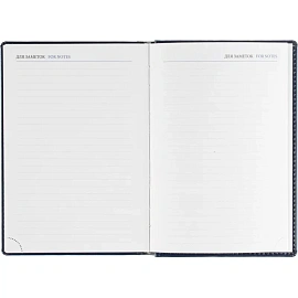 Ежедневник датированный 2026, синий, А5, 148x218 мм, 352 стр,АТТАСНЕ Agenda