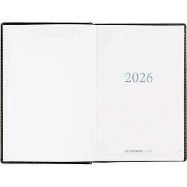 Ежедневник датированный 2026, черн, А5, 148x218 мм, 352 стр,АТТАСНЕ Agenda фото Ежедневник датированный 2026, черн, А5, 148x218 мм, 352 стр,АТТАСНЕ Agenda
