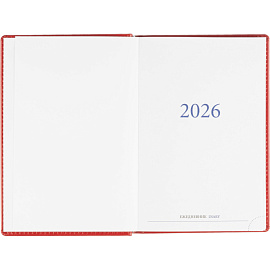 Ежедневник датированный 2026, красн, А5, 148x218 мм, 352 стр,АТТАСНЕ Agenda фото Ежедневник датированный 2026, красн, А5, 148x218 мм, 352 стр,АТТАСНЕ Agenda