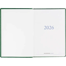 Ежедневник датированный 2026, зелен, А5, 148x218 мм, 352 стр,АТТАСНЕ Agenda фото Ежедневник датированный 2026, зелен, А5, 148x218 мм, 352 стр,АТТАСНЕ Agenda