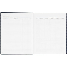 Еженедельник датированный 2026 год Attache Agenda искусственная кожа А4 80 листов синий