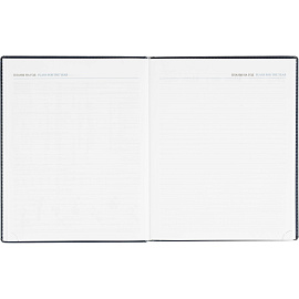 Еженедельник датированный 2026 год Attache Agenda искусственная кожа А4 80 листов синий